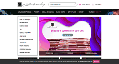Desktop Screenshot of lectiidemachiaj.com